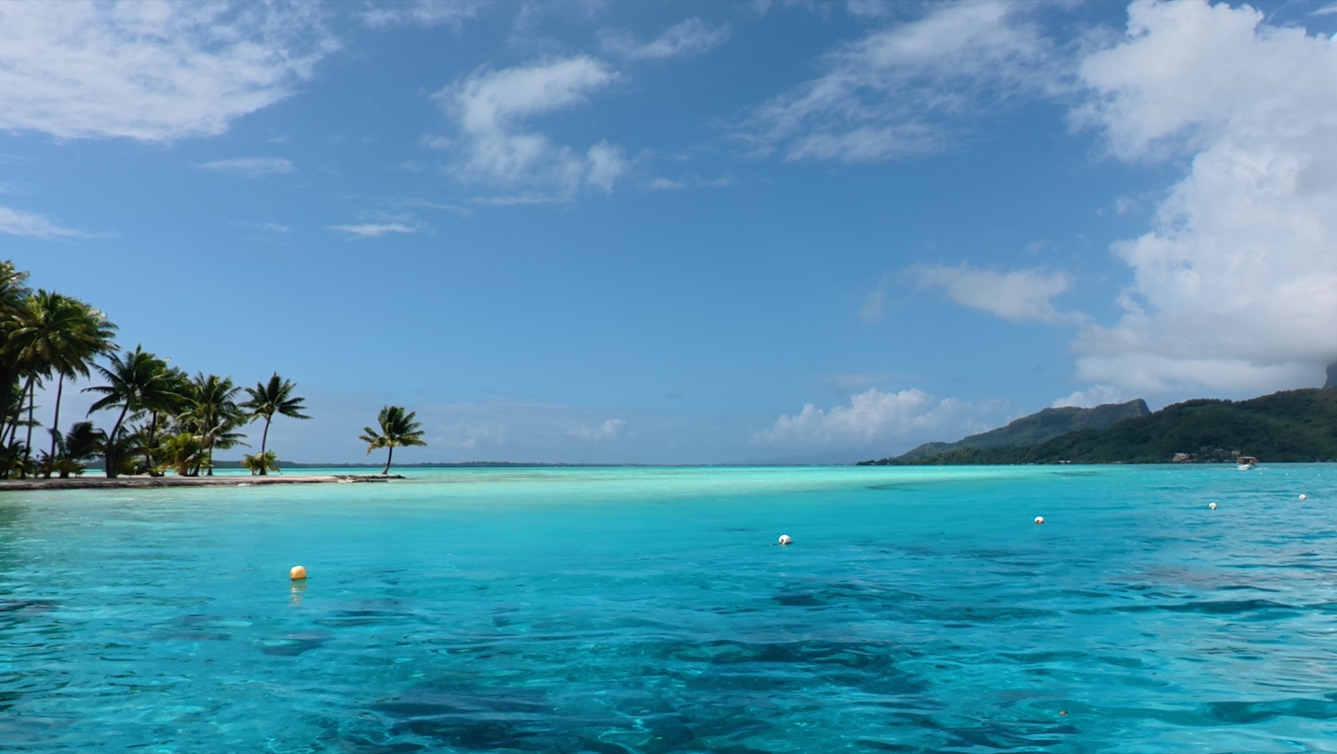 French Polynesia lagoon